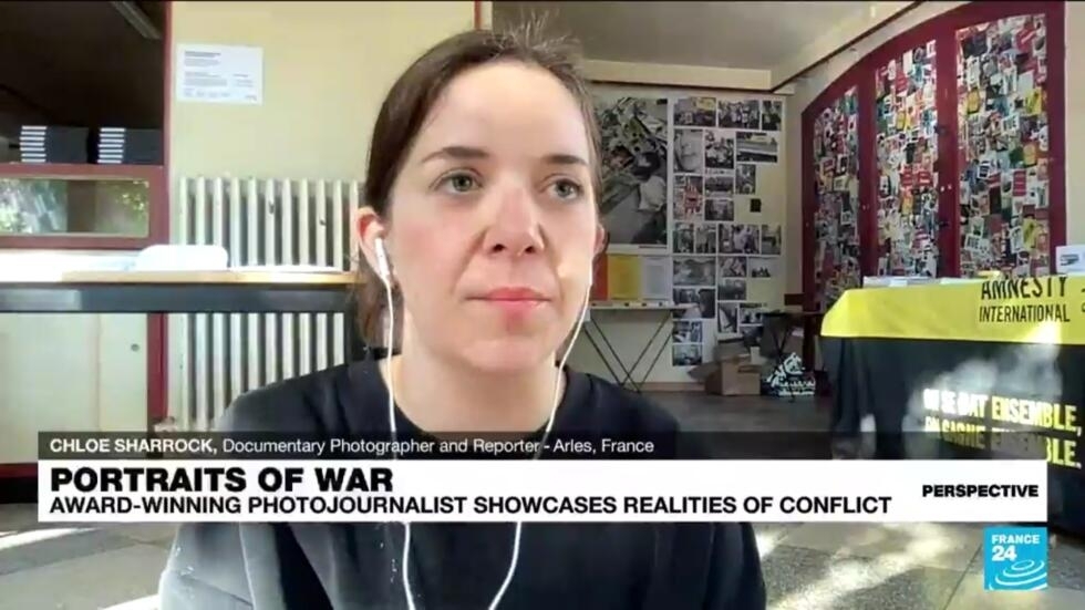 Photojournalist Chloe Sharrock: 'By choosing to cover a story we are already taking sides'